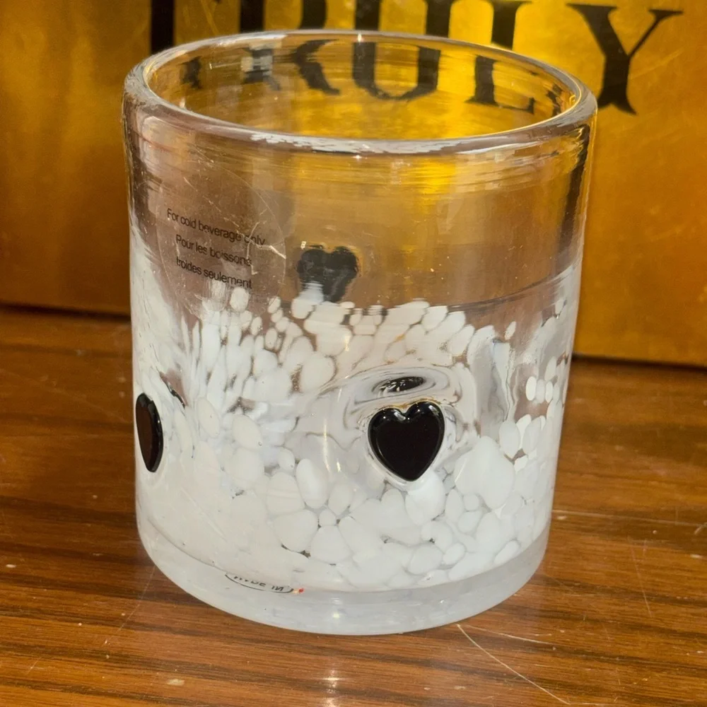 🖤 Thyme & Table 12 oz Cloud Heart Drinking Glass